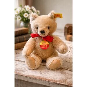 Steiff Original Teddy Bear Mohair 001208 Button in Ear Made in Germany Tags